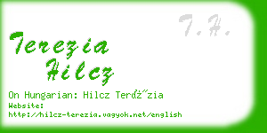 terezia hilcz business card